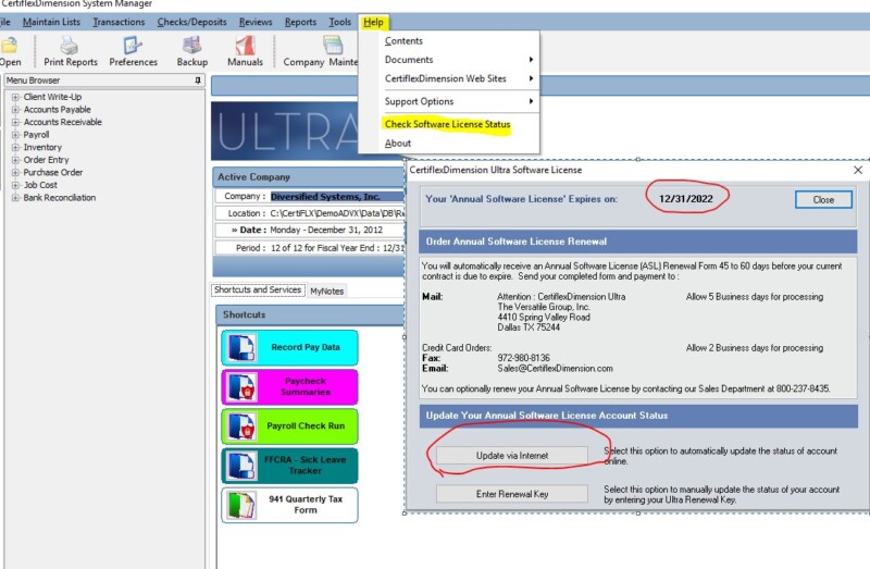 How To Update ASL – Certiflex Software, LLC